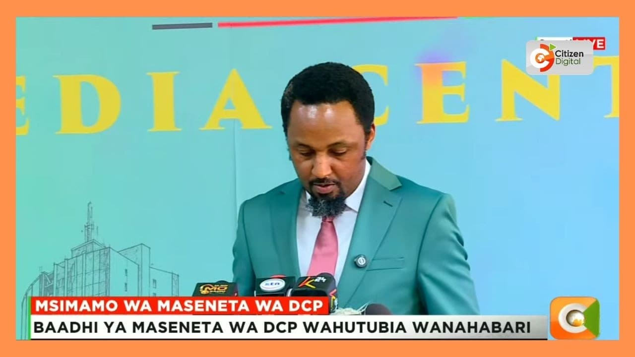 Maseneta wa DCP watoa msimamo kuhusu masuala ya uongozi wa taifa