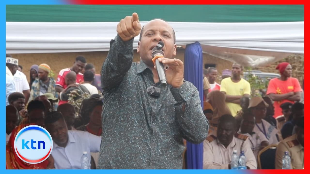 Seneta Danson Mungatana Amshinikiza Chirchir Kutekeleza Miradi ya Barabara Tana River