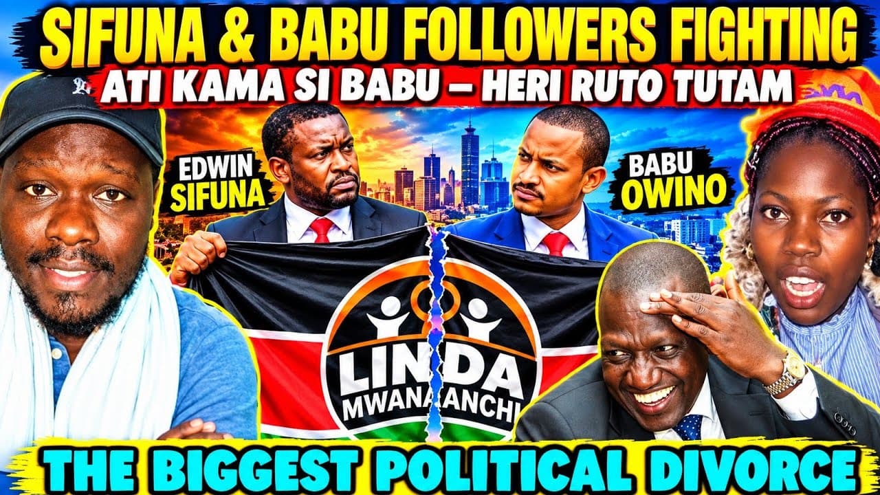 UNBELIEVABLE Sifuna & Babu Followers FIGHTING in Social Media Creating Tension Between LUOS & LUHYAS