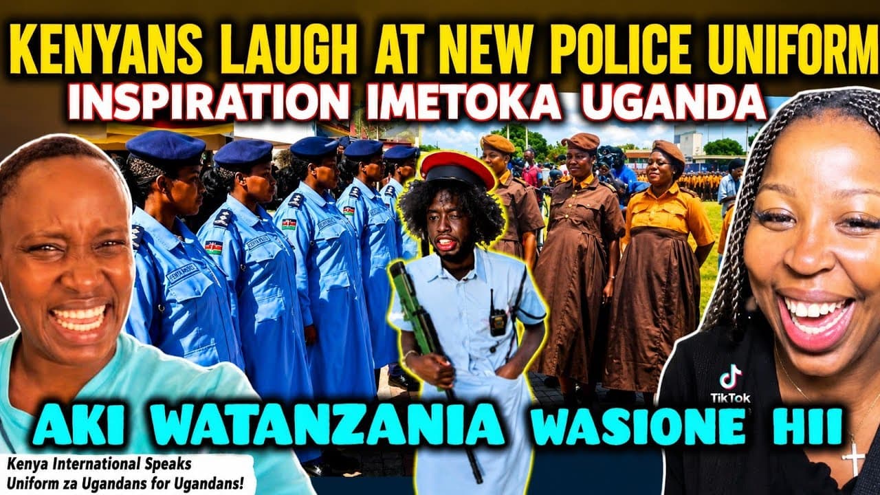 HILARIOUS Kenyans are MAKING FUN of New Police UNIFORM Saying Tanzanians Should NOT See IT