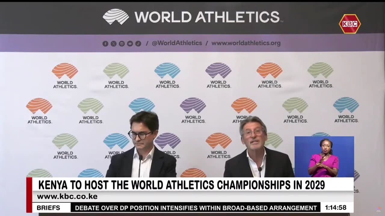 Kenya wins bid to host the World Athletics Championships in 2029