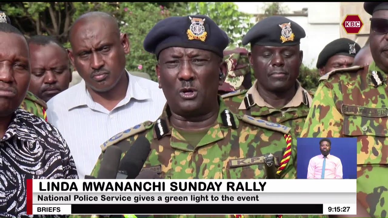 National Police Service gives greenlight for Linda Mwananchi rally in Nairobi on Sunday