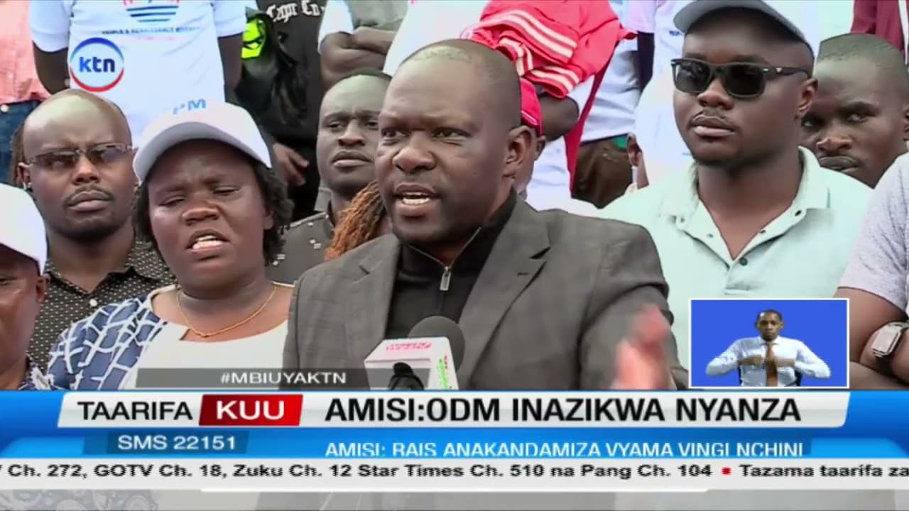 Caleb Amisi Aitaja Ziara ya Ruto Nyanza Kama Tamko la Mwisho kwa ODM