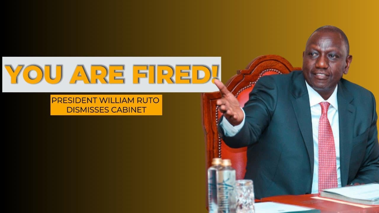 Gen Z protests forces President William Ruto to disband cabinet