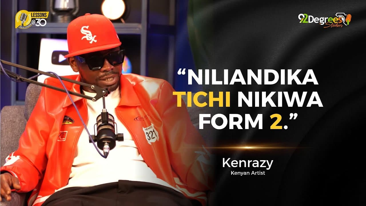 KENRAZY: Niliandika TICHI nikiwa Form 2 || Lessons At 30 With Dr.Ofweneke