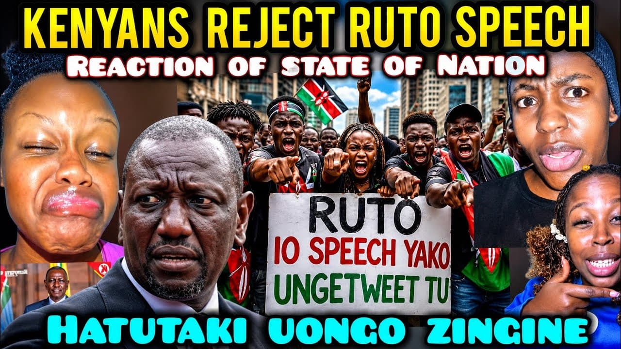 UNBELIEVABLE Kenyans ATTACK & REJECT Ruto State Of The Nation SPEECH Dimming it as LIES