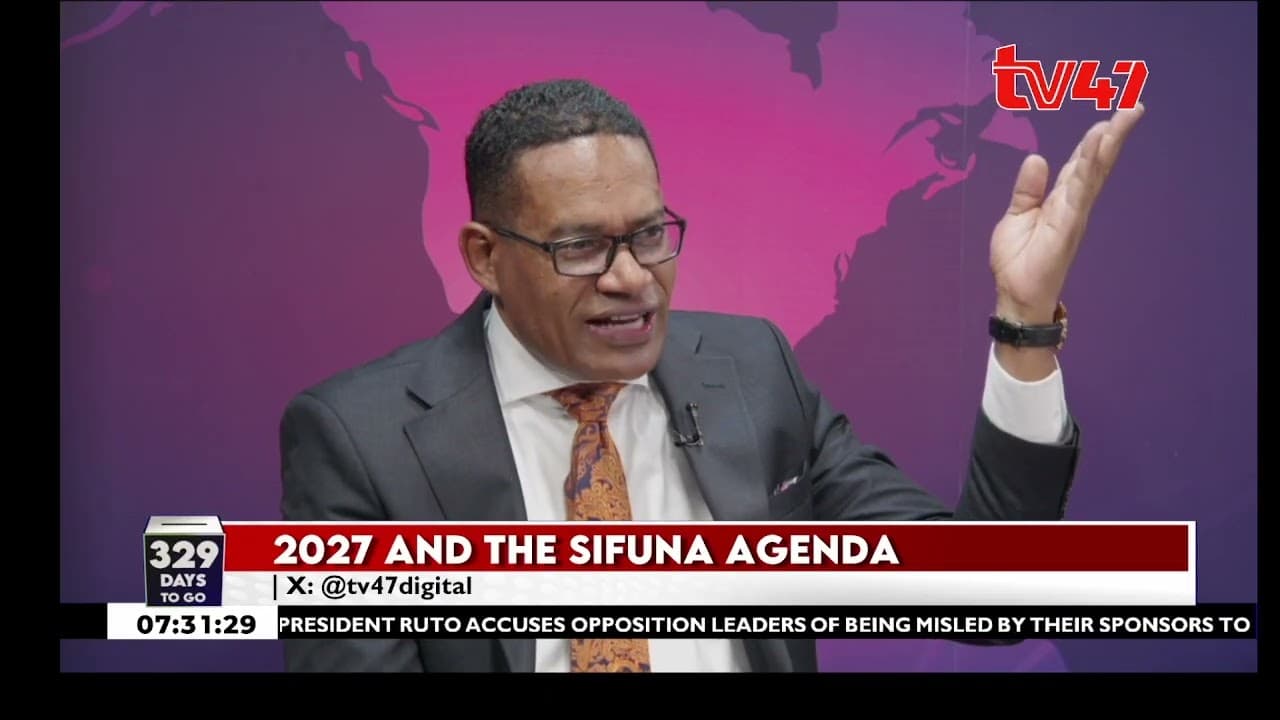 Harrison Kinyanjui: Sifuna is the last qualified person to be the President of this country