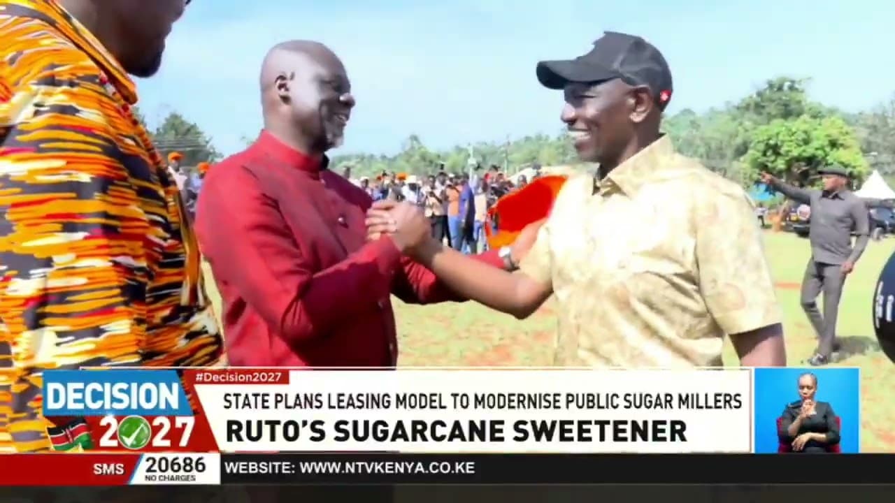 President Ruto woos sugarcane farmers in Migori to support his re-election bid