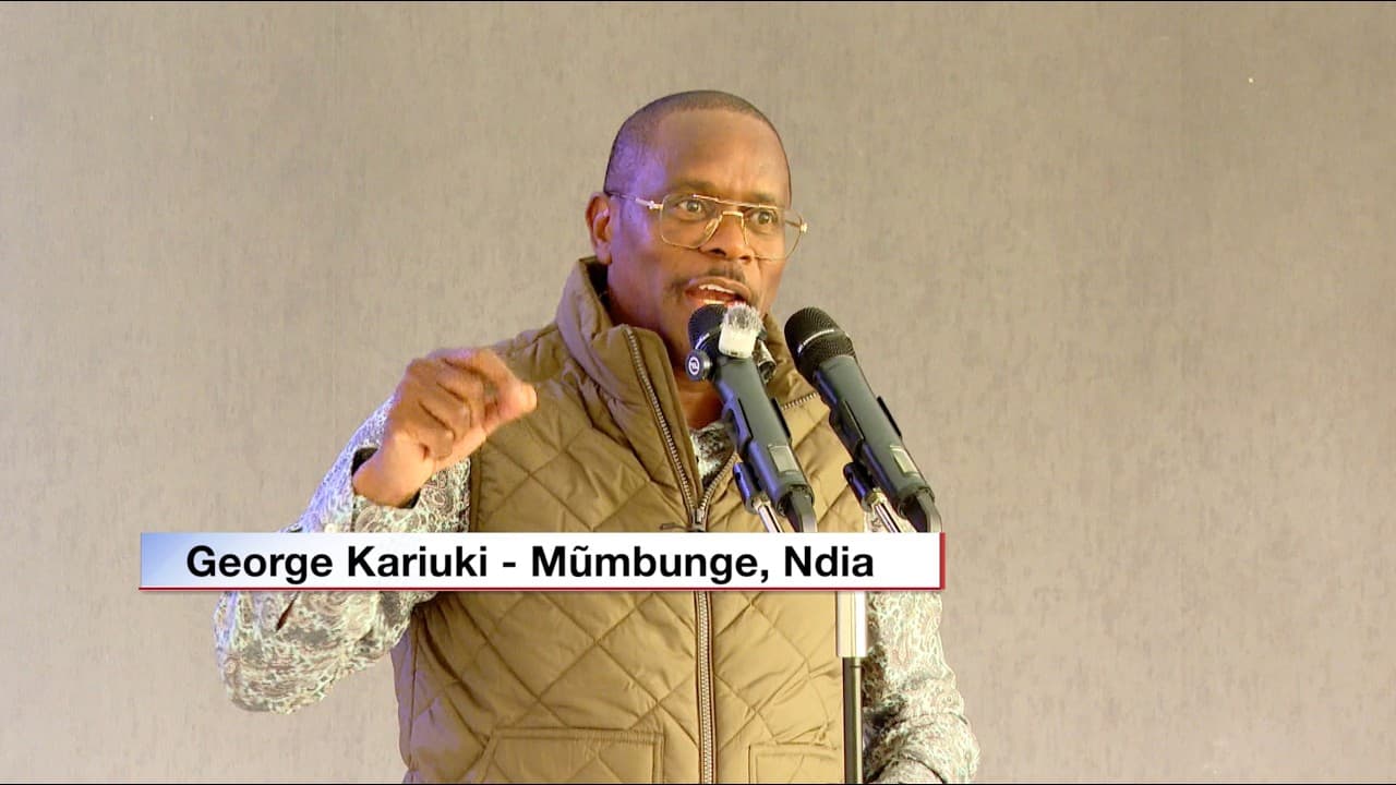 Mũmbunge George Kariuki kũmereria mata gĩturwa kĩa mũnini wa President, Kirinyaga