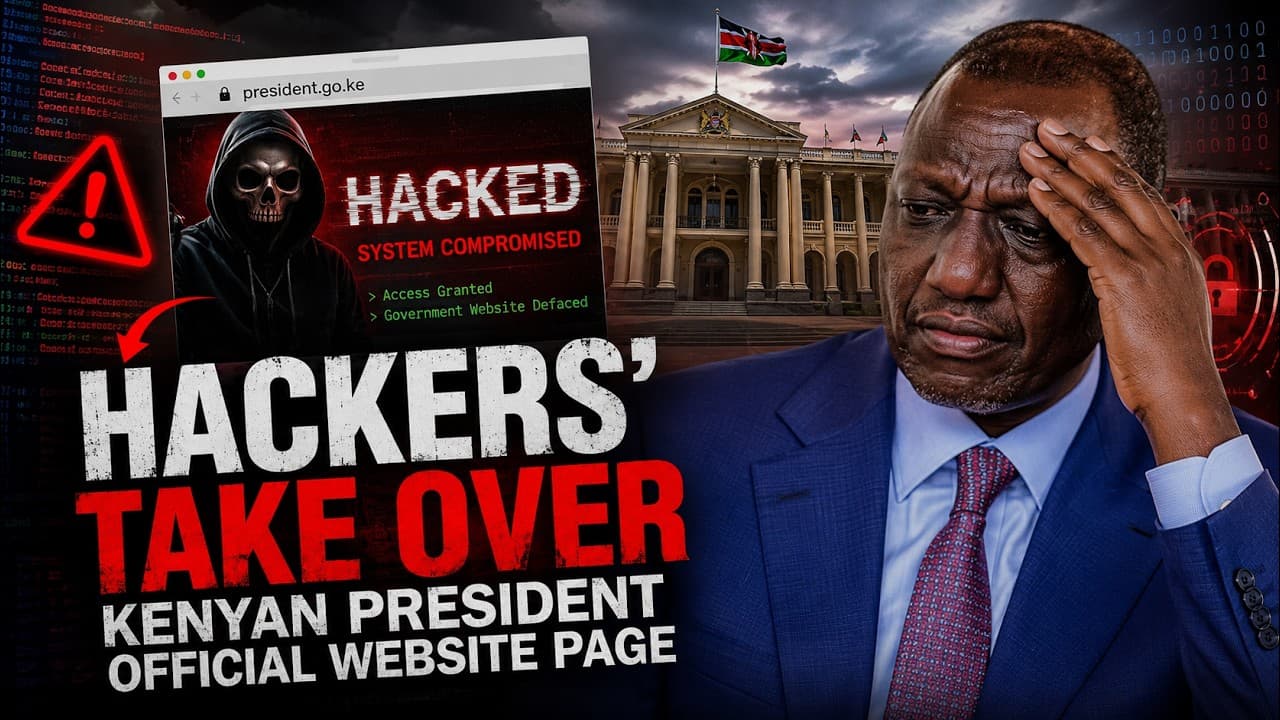 🔴 LIVE: Cyber Attack on State House? President Ruto's Website Hacked