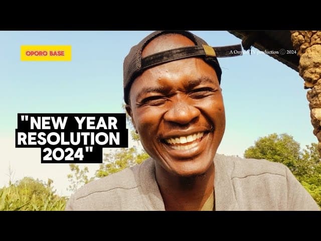 New year resolution 2024 jomoko nyaka koro we kong'o 🍷😂