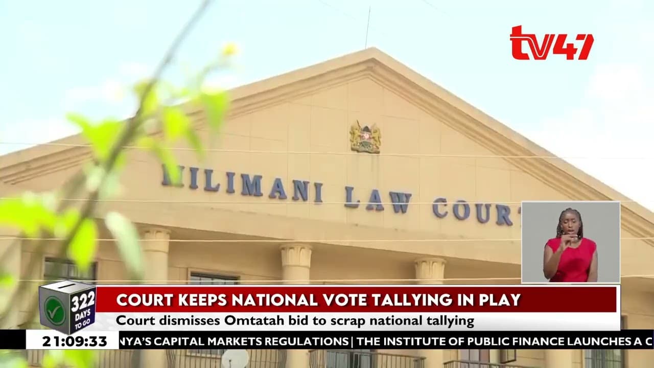 High Court dismisses Omtatah bid to scrap national tallying & upholds national presidential tallying