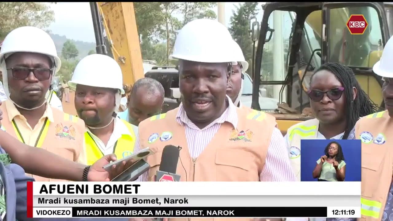 Mradi wa maji wa Bomet kukamilika mwezi Novemba