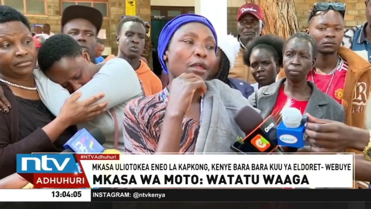 Watatu waaga baada ya lori la kubeba mafuta kushika moto Eldoret