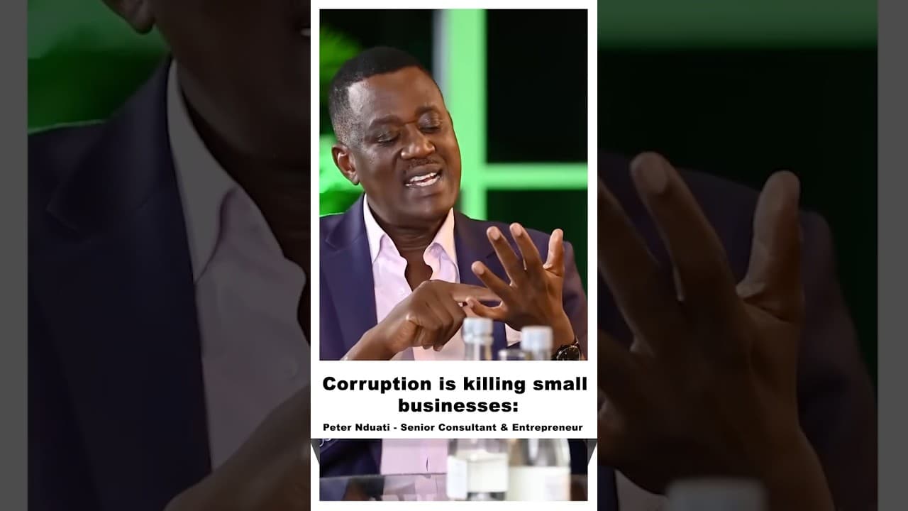 Why corruption is killing small business ~ @peternduati #drkingori