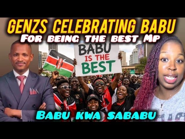 AMAZING Kenyan Genzs are CELEBRATING Babu OWINO for Bieng The BEST MP