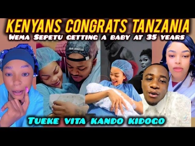 AMAZING Kenyans Come Together with Tanzanians to CELEBRATE Wema Sepetu Getting a Child at 35