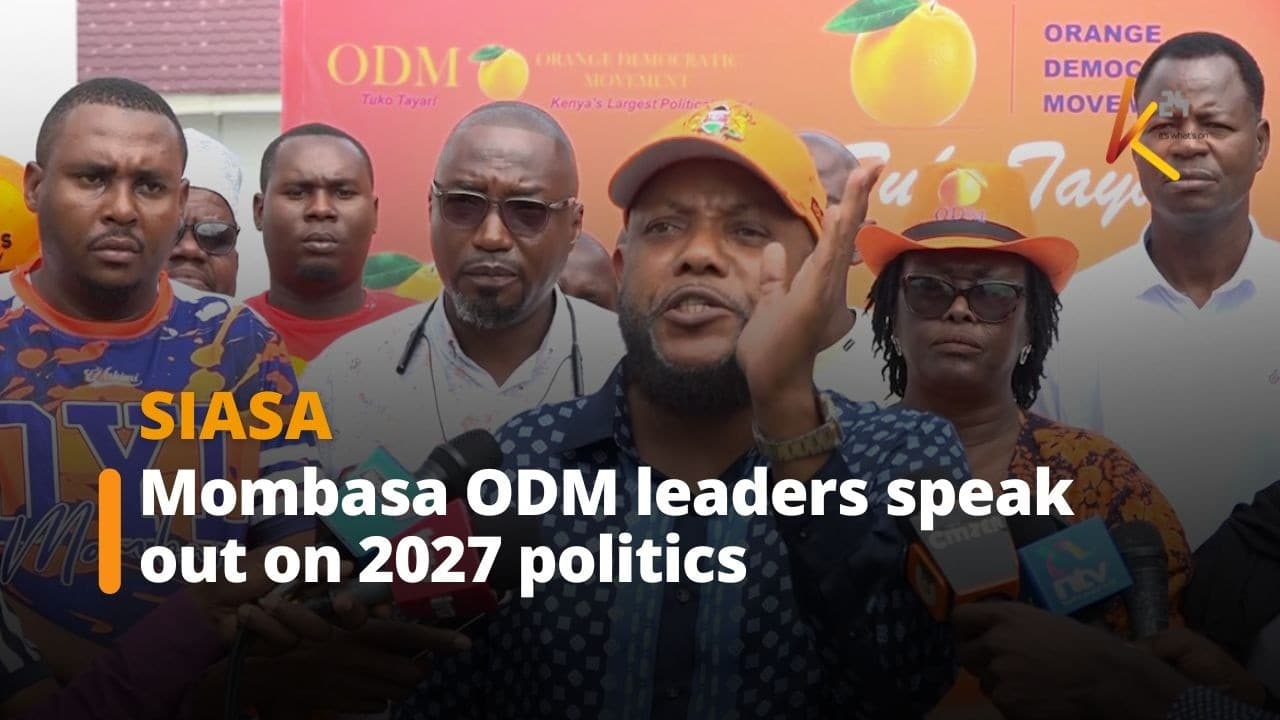 Mombasa ODM leaders speak out on 2027 politics