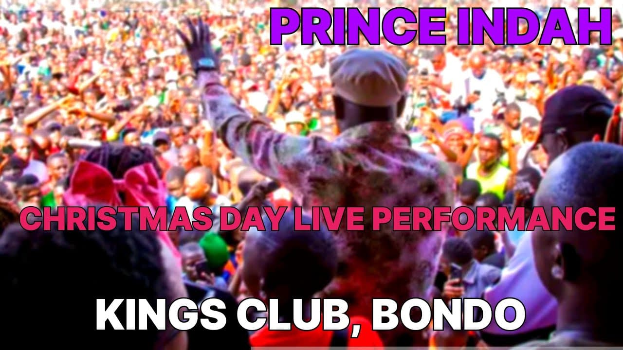 PRINCE INDAH LIVE PERFORMANCE ON CHRISTMAS DAY AT KINGS CLUB, BONDO