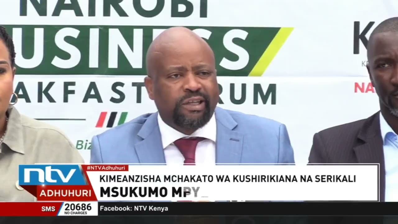 KNCCI yashirikiana na serikali kuboresha mazingira ya baishara Nairobi