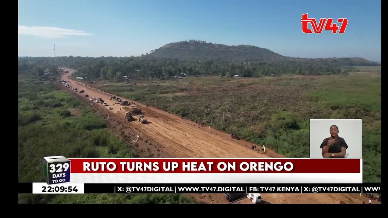 Ruto attacks Orengo challenging the governor to serve Siaya over political opposition