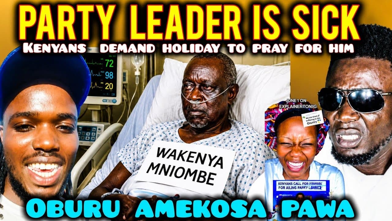SHOCKING Kenyans CONCERNED About Oburu SICKNESS Demanding HOLIDAY to Pray for Him
