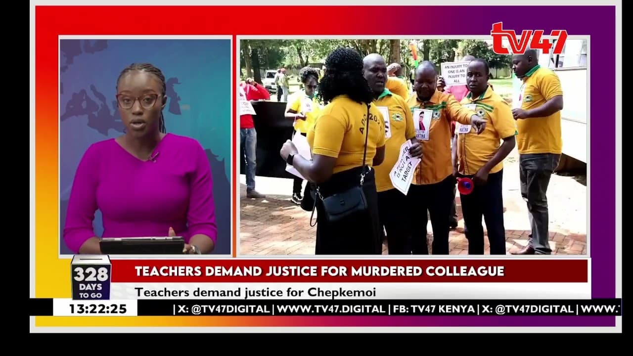 Teachers demand justice for murdered colleague Martina Chepkemoi, call for forensic audit