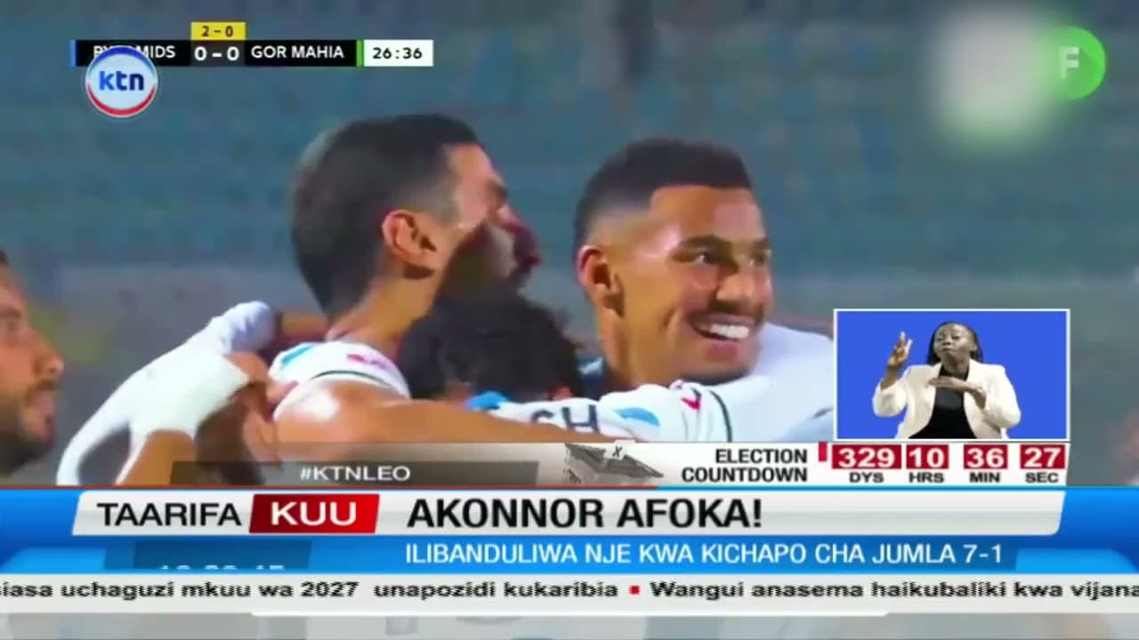 A.Konnor Awakemea Wachezaji wa Gor Mahia Baada ya Makosa Dhidi ya Pyramids