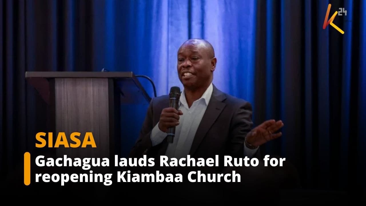 Gachagua lauds Rachael Ruto for reopening Kiambaa Church