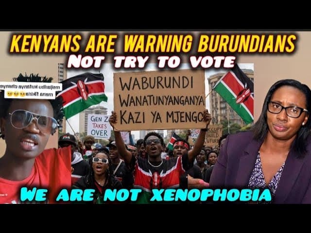 UNBELIEVABLE Kenyans ATTACK Mp for CLAIMING Burundians are Taking Mjengo JOBS from Kenyans