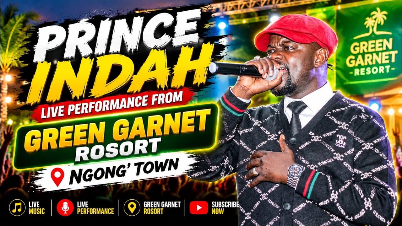 PRINCE INDAH LIVE PERFORMANCE FROM GREEN GARNET RESORT,NGONG'