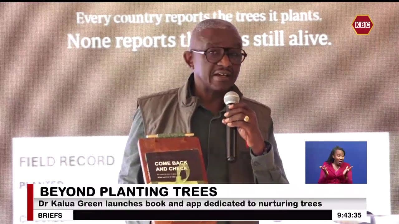 Dr Isaac Kalua Green launches book and app dedicated to nurturing trees