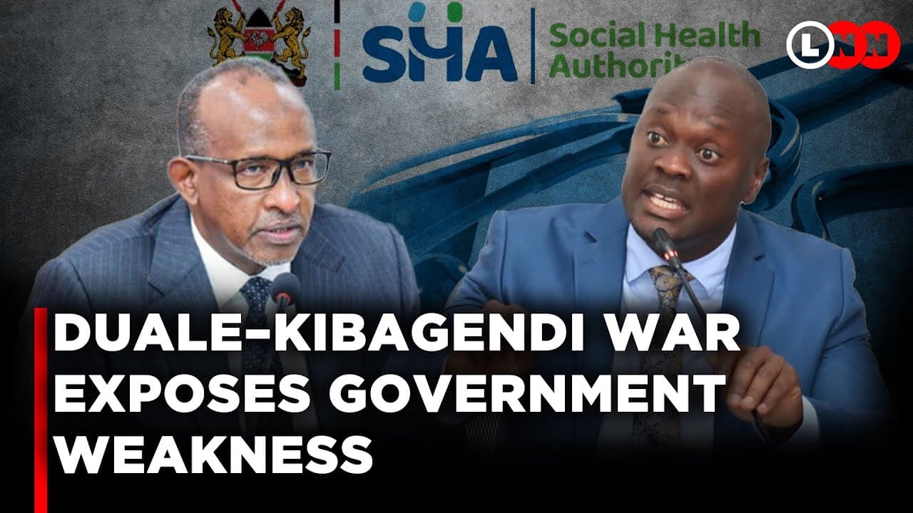 Is Duale a Thief? The fight That Exposed Ruto’s Government Weakness And Why We Must Pay Attention