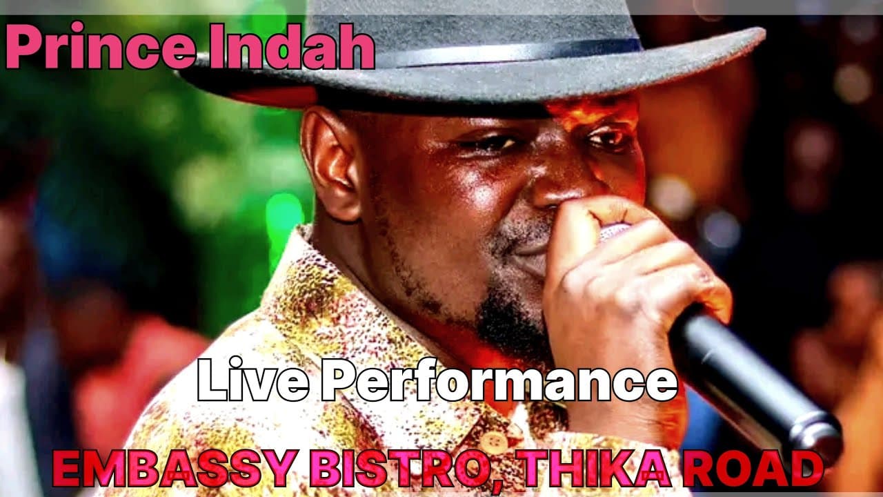 PRINCE INDAH LIVE NYAR JADUONG' AT THE EMBASSY BISTRO,THIKA ROAD