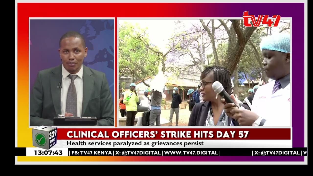 Nairobi clinical officers’ strike hits day 57 as union demands CBA implementation and promotions