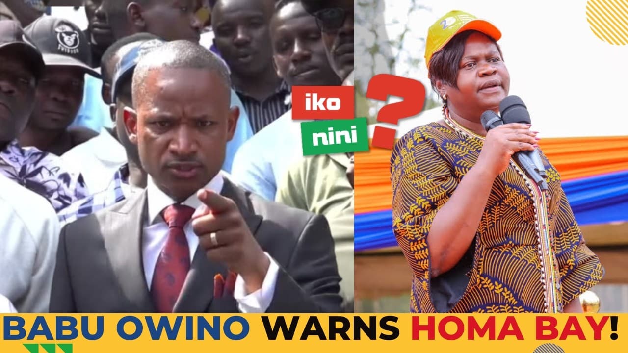 Babu Owino's Direct Warning To Homa Bay Goons: Kalenjin OCS Controversy & Murkomen- Gachagua Beef