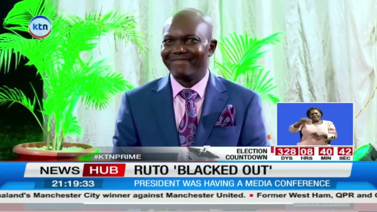 Ruto Interview Cut Short as Power Blackout Plunges Kisumu State Lodge Into Darkness