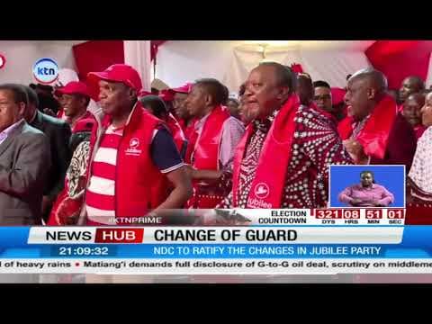 Uhuru Hands Over Jubilee Party Leadership to Matiang’i Ahead of 2027 Polls