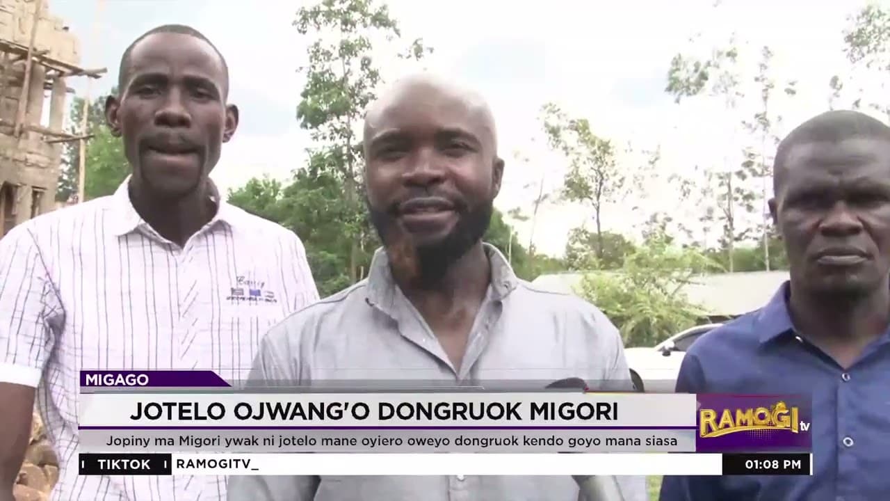 Jopiny ma Migori ywak ni jotelo mane oyiero oweyo dongruok kendo goyo mana siasa
