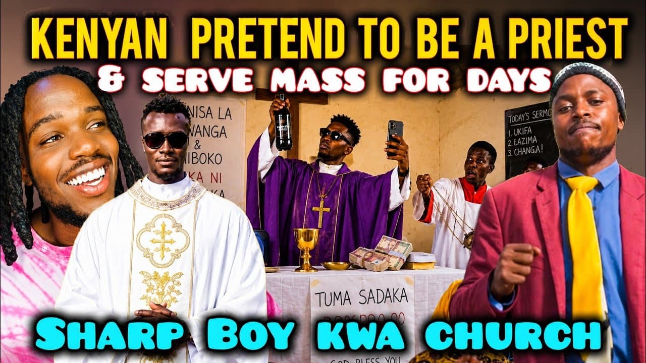HILARIOUS Kenyan Man ARRESTED for PRETENDING to be a CATHOLIC PRIEST and Hiven Serve MASS