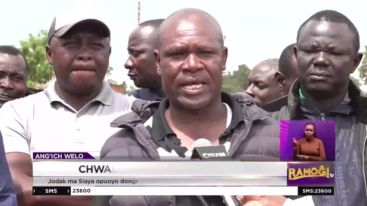Jodak ma Siaya opuoyo limbe Jatend piny William Ruto mokelo negi dongruoge | #RamogiTV
