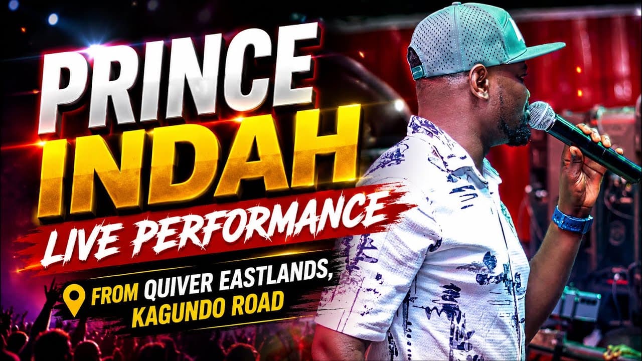 PRINCE INDAH LIVE PERFORMANCE FROM QUIVER EASTLANDS,KAGUNDO ROAD