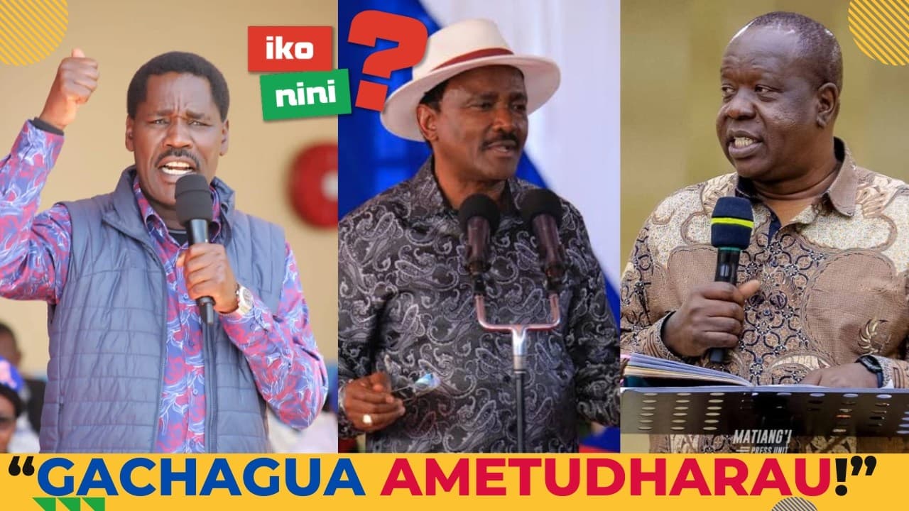 DISUNITED OPPOSITION! Kalonzo, Matiang’i & Munya accuse Gachagua of DISRESPECT!