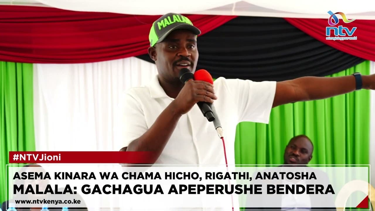 Malala apendekeza kuwa wanaofaa kupeperusha bendera ya upinzani mwaka wa 2027 ni Gachagua na Sifuna