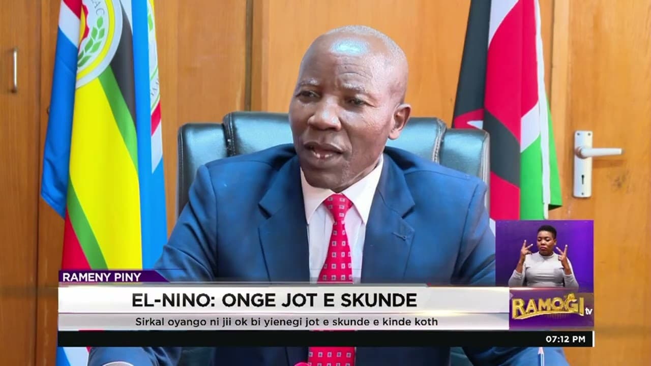 Sirkal: Joma pii oula odaro e miechegi kinde El Nino ok dhi yienegi buoro e skunde