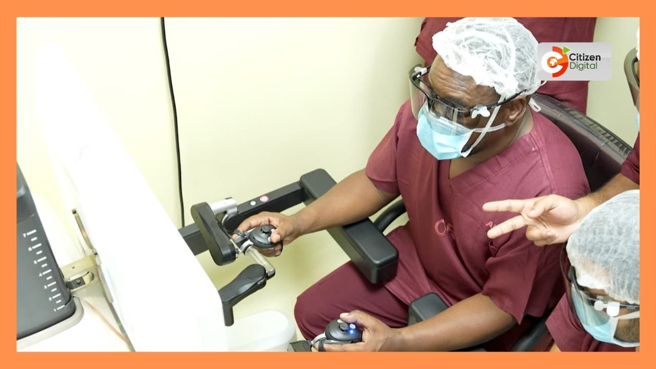 Doctors at Aga Khan University Hospital conduct landmark Ovarian Cystectomy robotic surgery