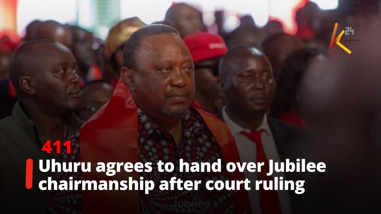 Uhuru agrees to hand over Jubilee chairmanship after court ruling