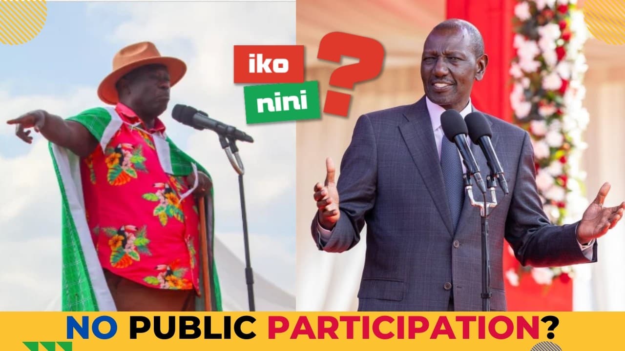 RUTO Says NO to Public Participation! + Gachagua MOCKS Kindiki & Julie Gichuru Escapes Backlash