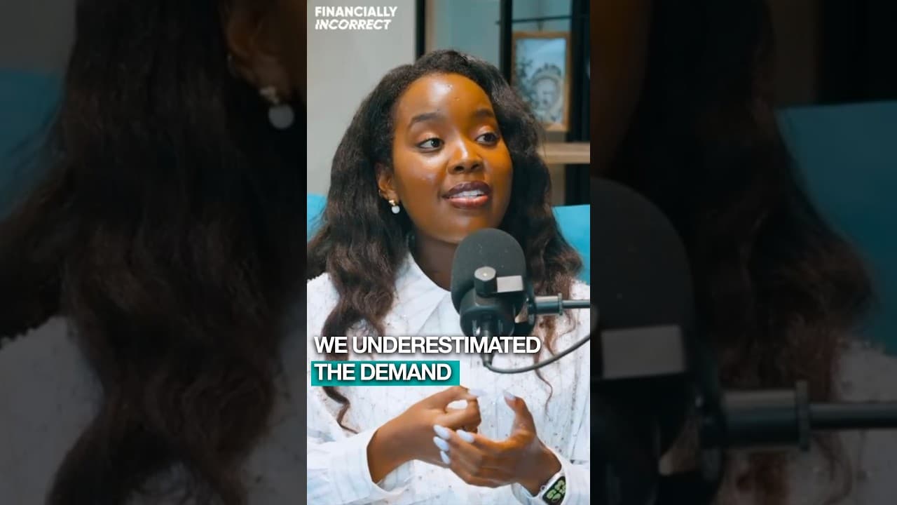 WE UNDERESTIMATED THE DEMAND