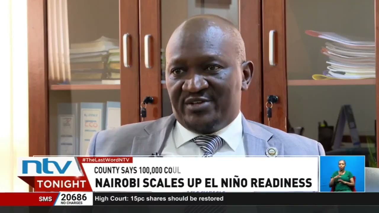 Nairobi county says it has identified 16 flood hotspots